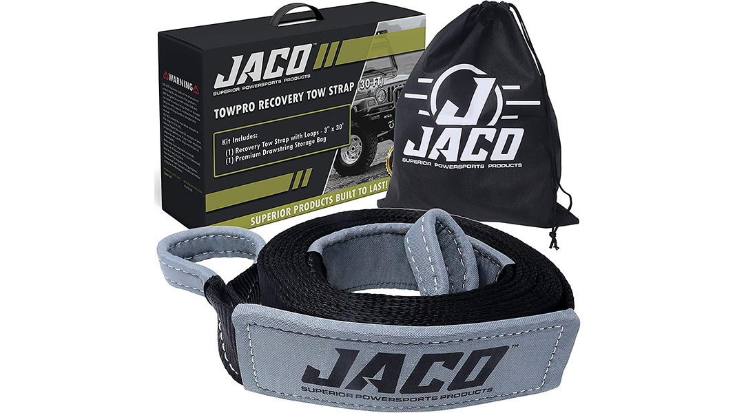 jaco 4x4 towpro recovery tow strap