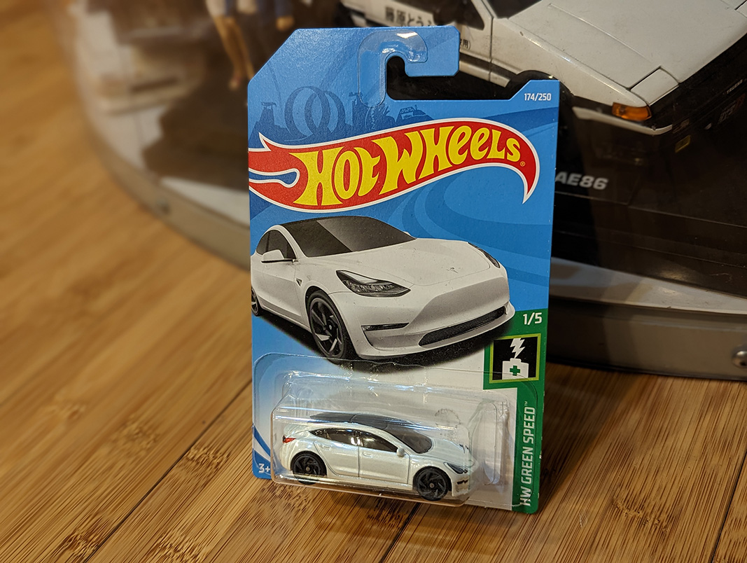 hot wheels tesla model 3