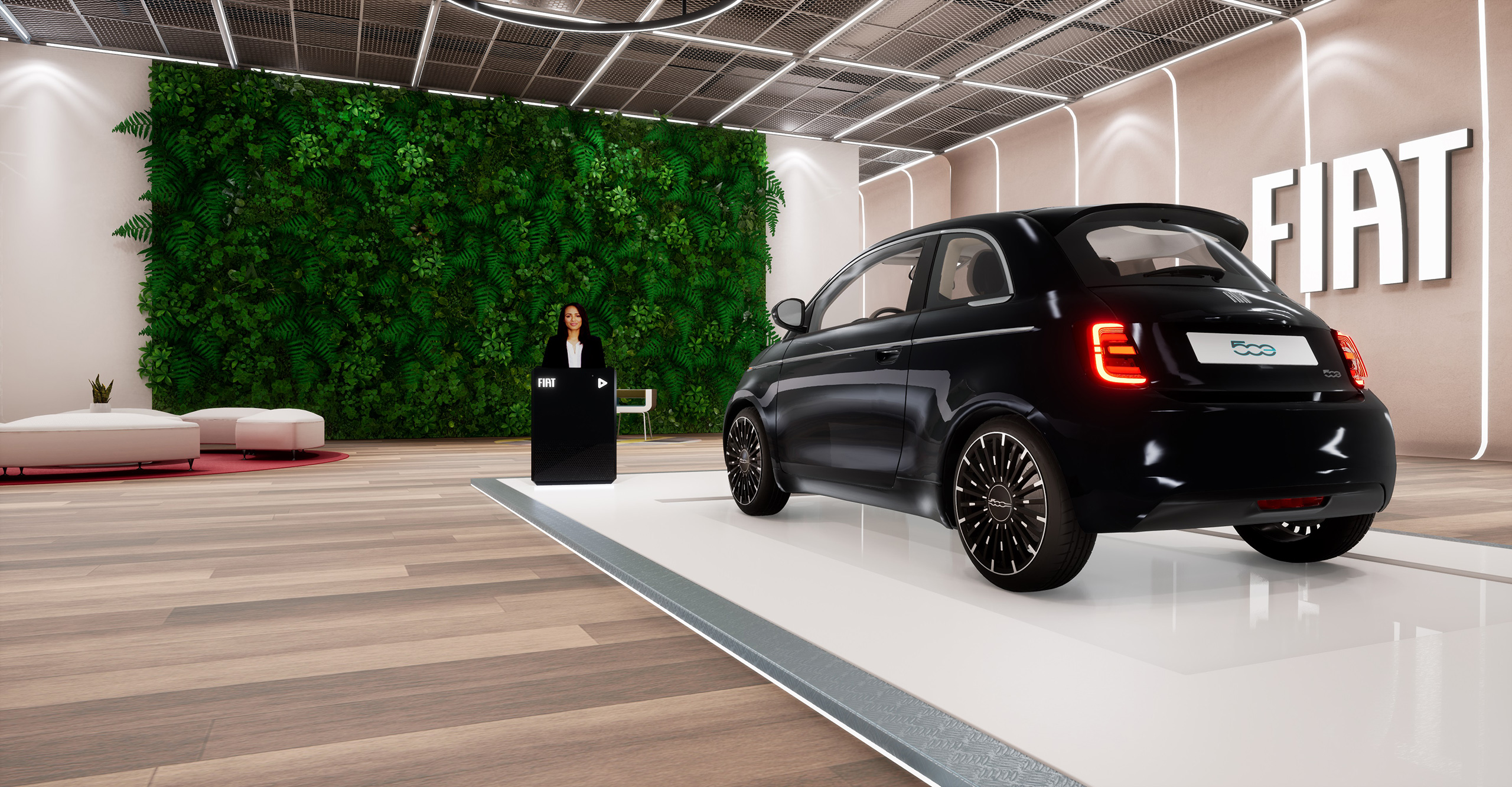 fiat 500e metaverse store