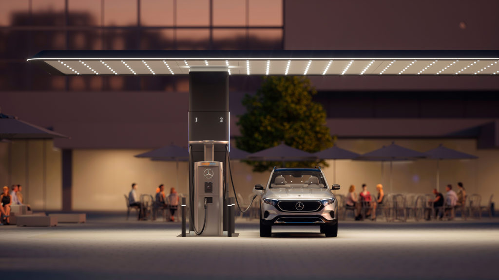 mercedes benz charging network