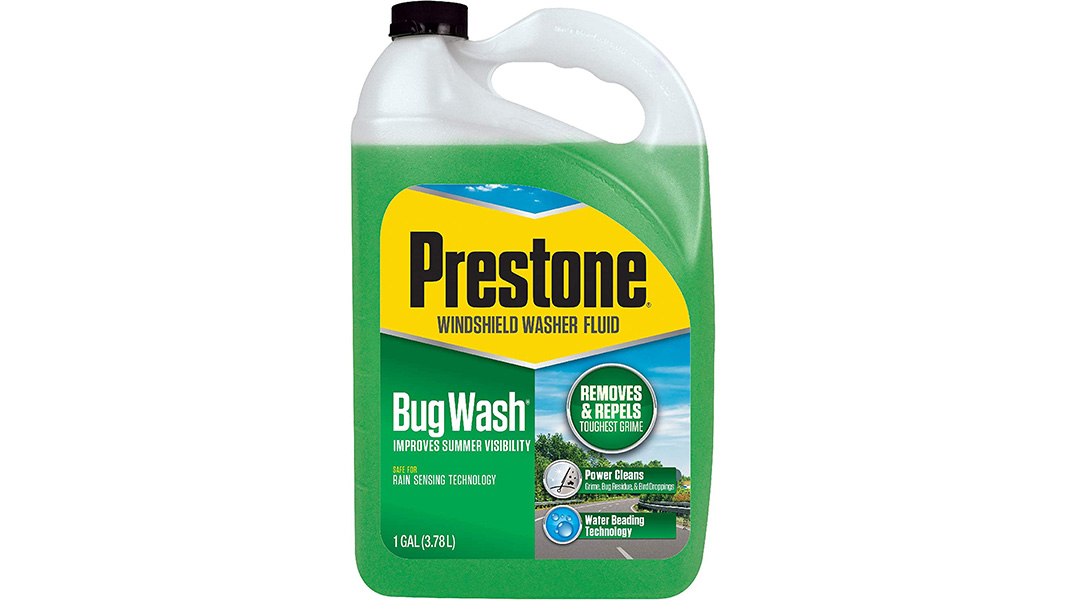 prestone bug wash windshield washer fluid