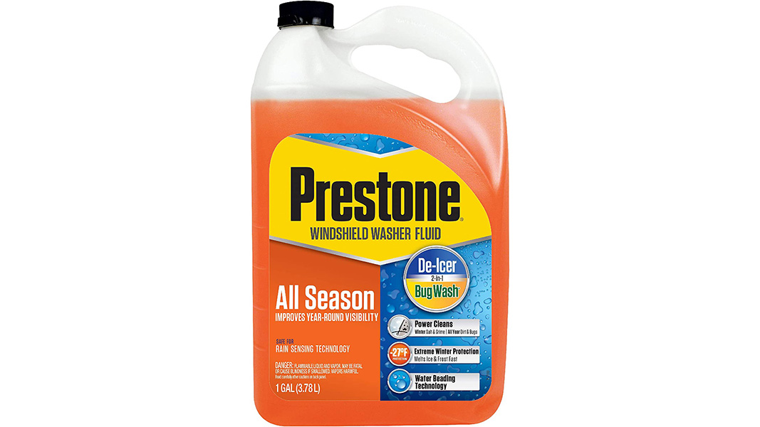 prestone deluxe 2 in 1 windshield washer fluid