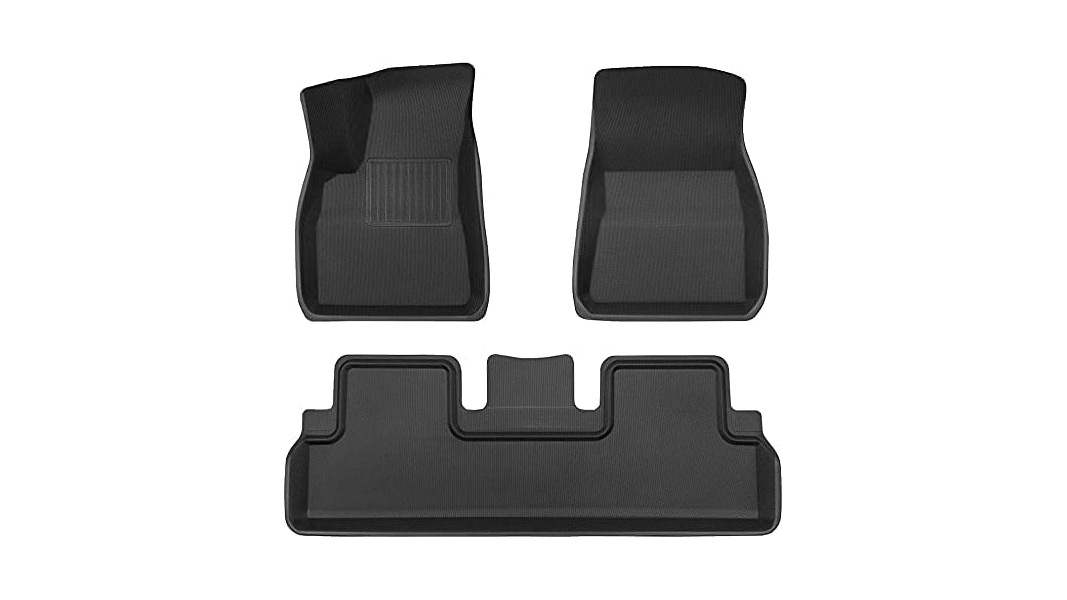 taptes floor mats tesla model 3