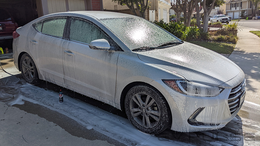 adam's car wash shampoo test