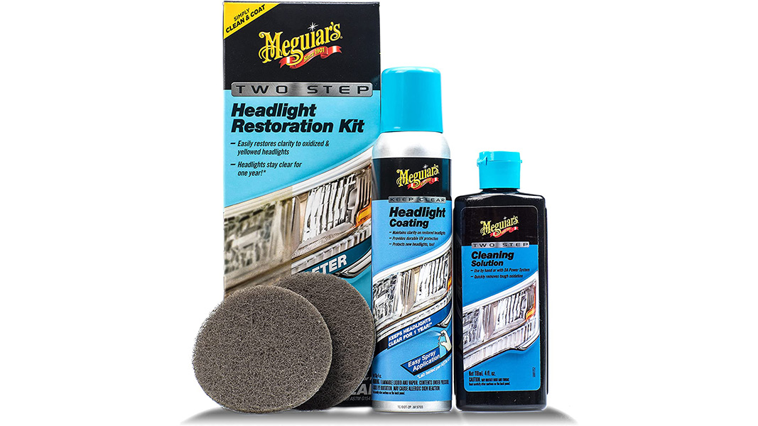 meguiar's two step headlight restoration kit