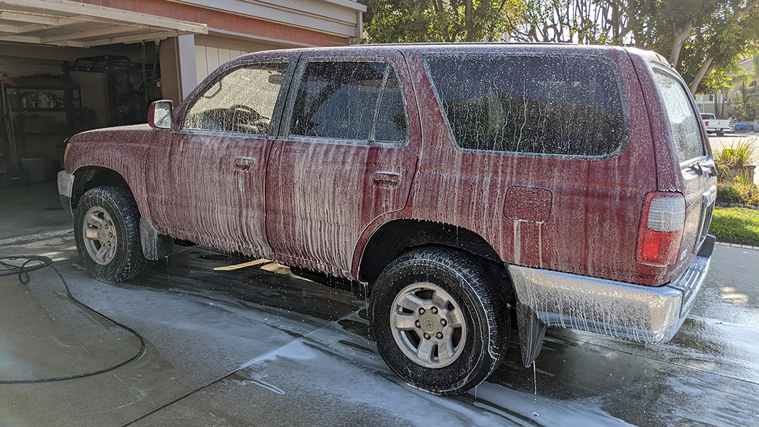 mothers california gold car wash soap test