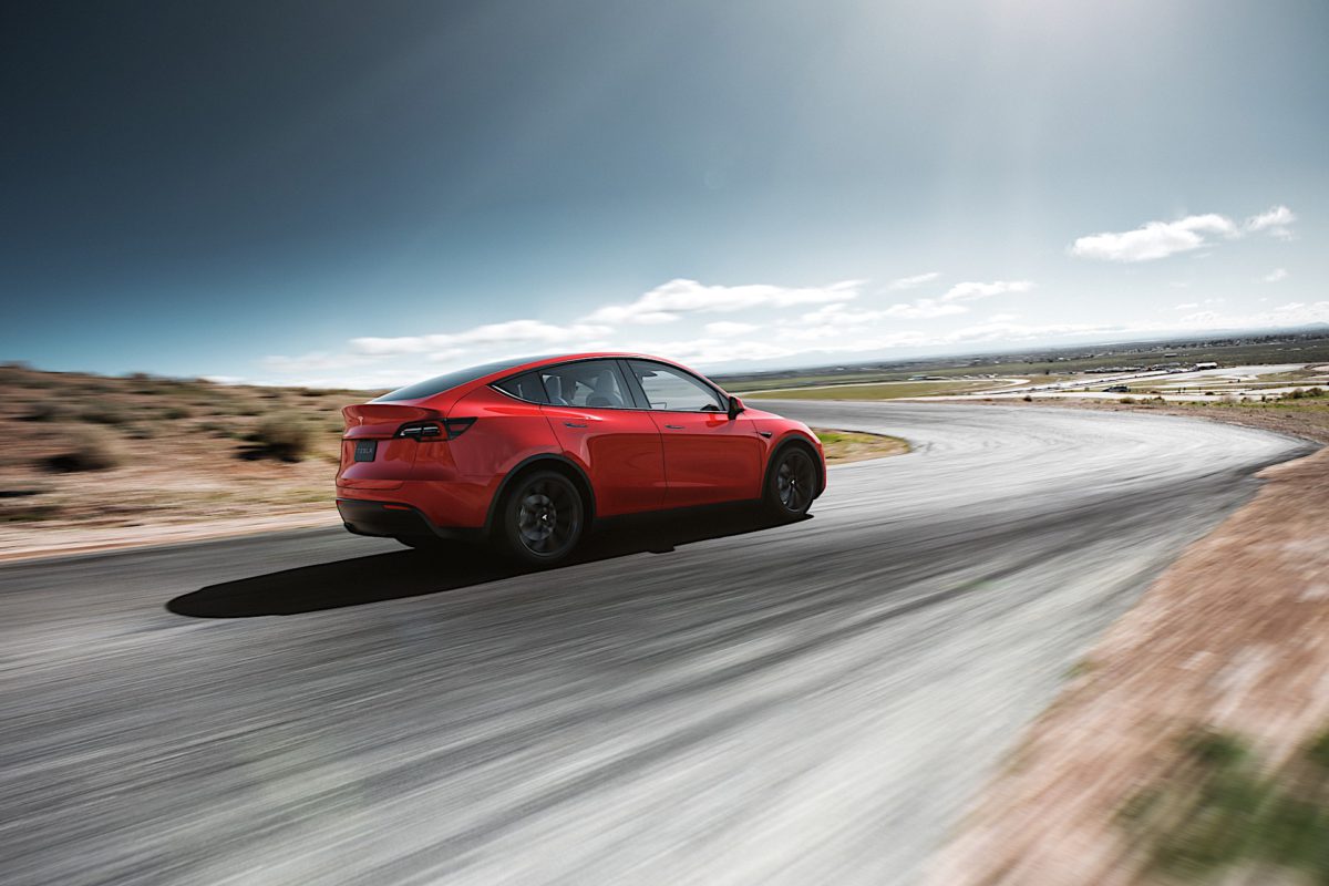 Model Y Rear 34 Red
