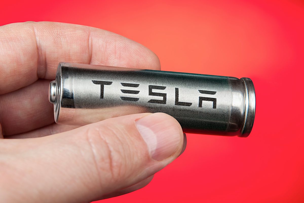 tesla battery cell