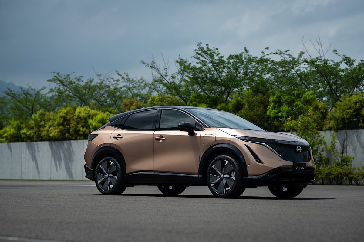 Nissan Ariya front quarter 2