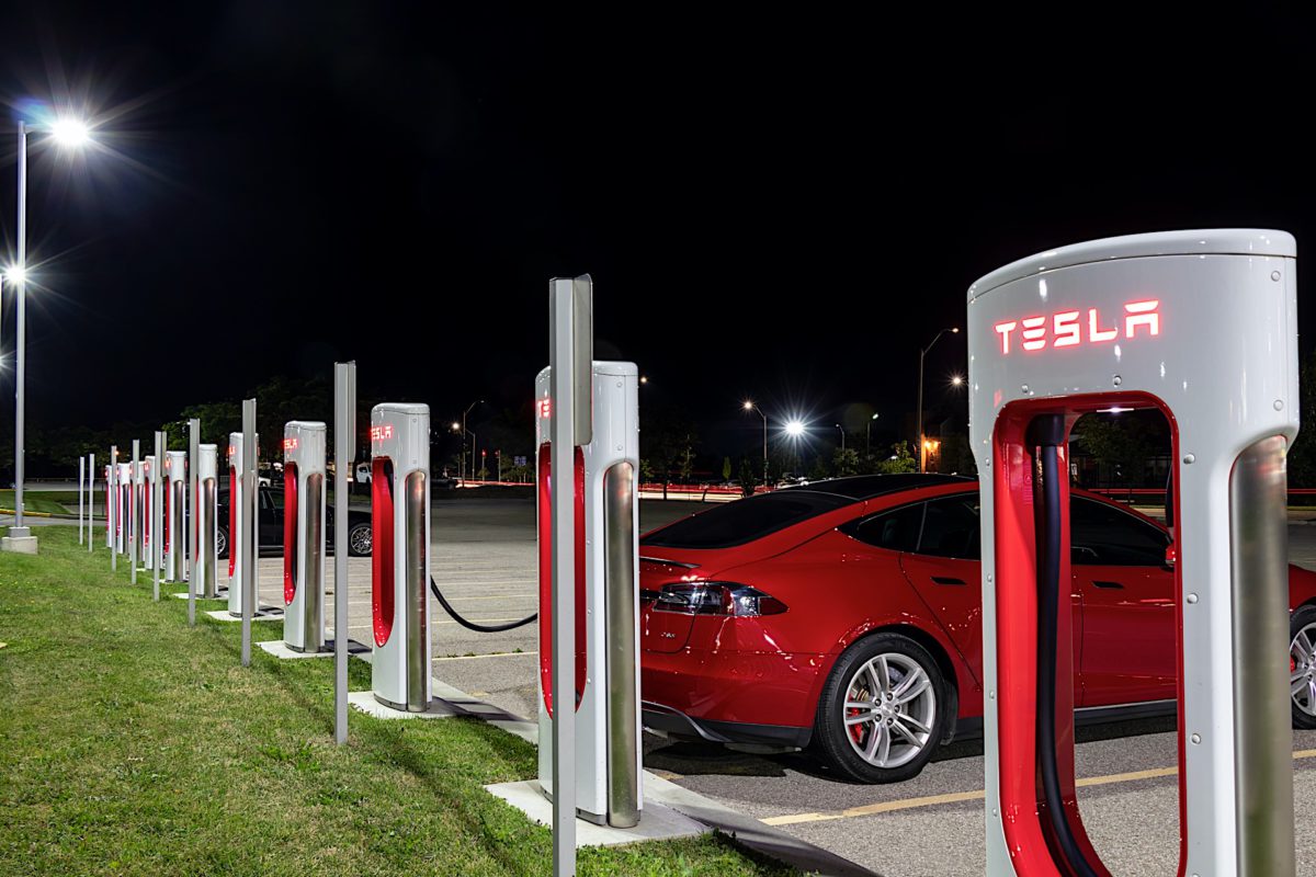 tesla supercharger