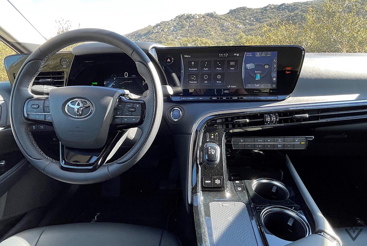 2021 toyota mirai deals interior