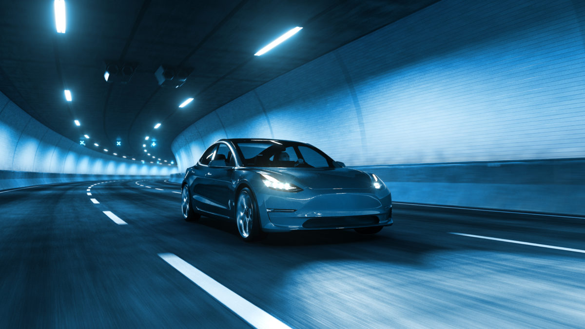model 3 driving scaled