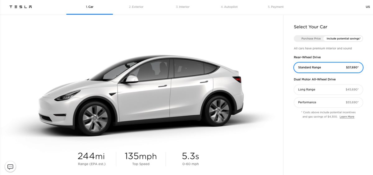 Design Your Model Y Tesla