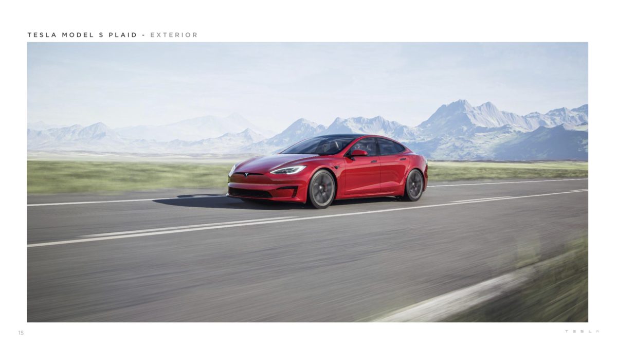 TSLA Q4 2020 Update exterior