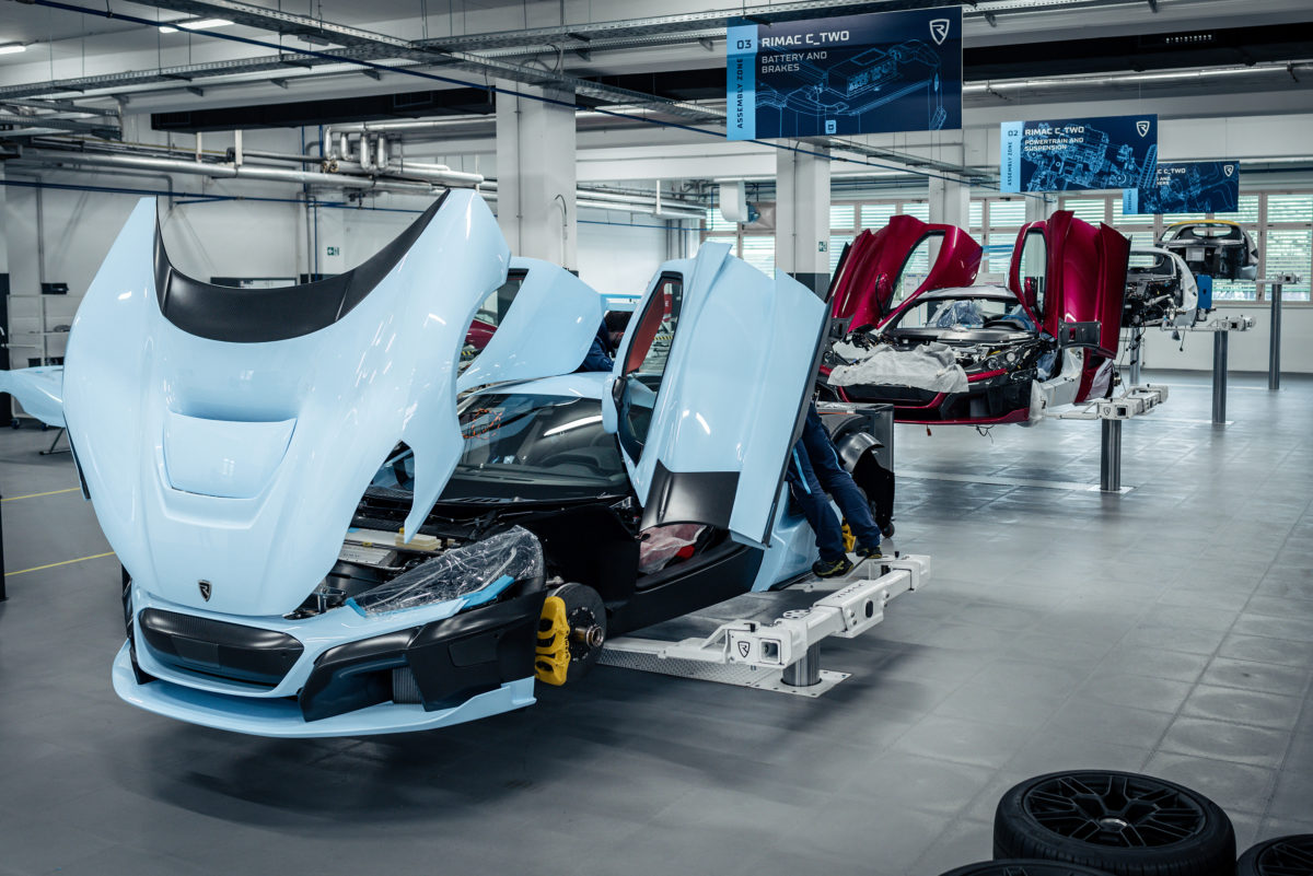 Rimac C Two assembly line 5