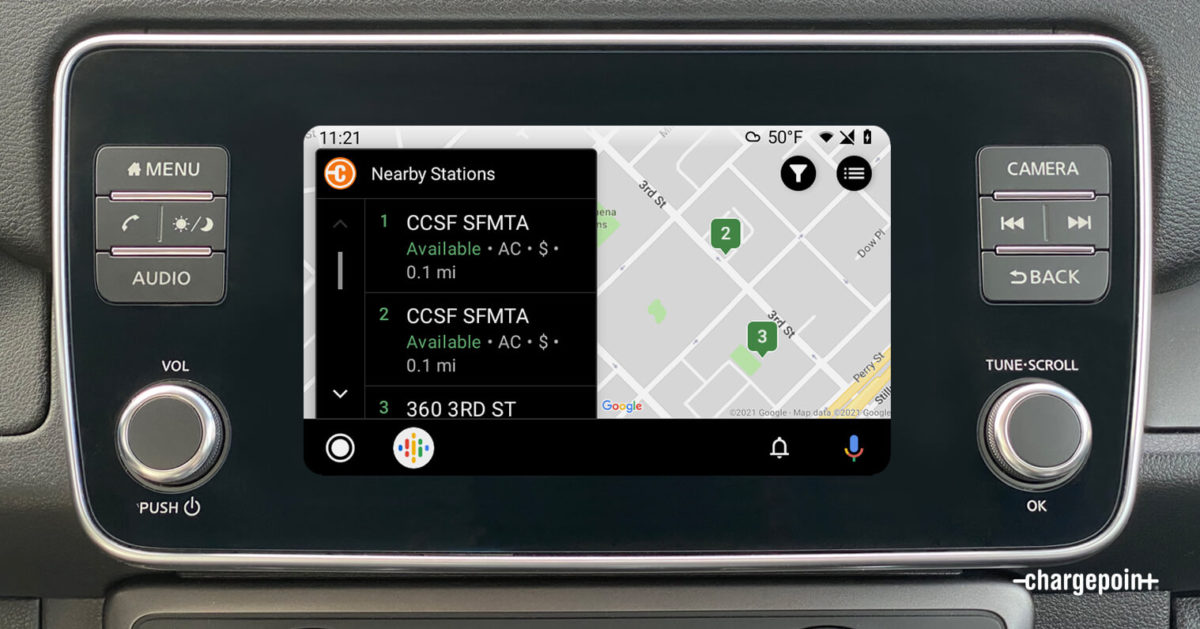 Android Auto Screens Nearby Stations 0
