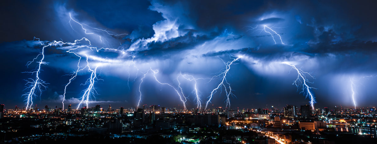 lightning storm