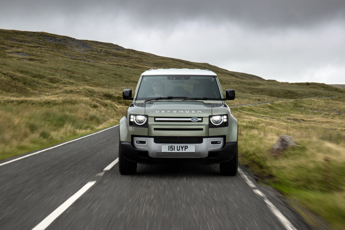 Land Rover Defender Front European Model Shown
