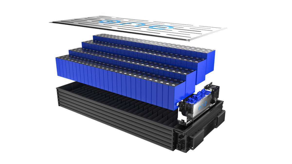 ONE Aries Structural Cell to Pack Exploded View