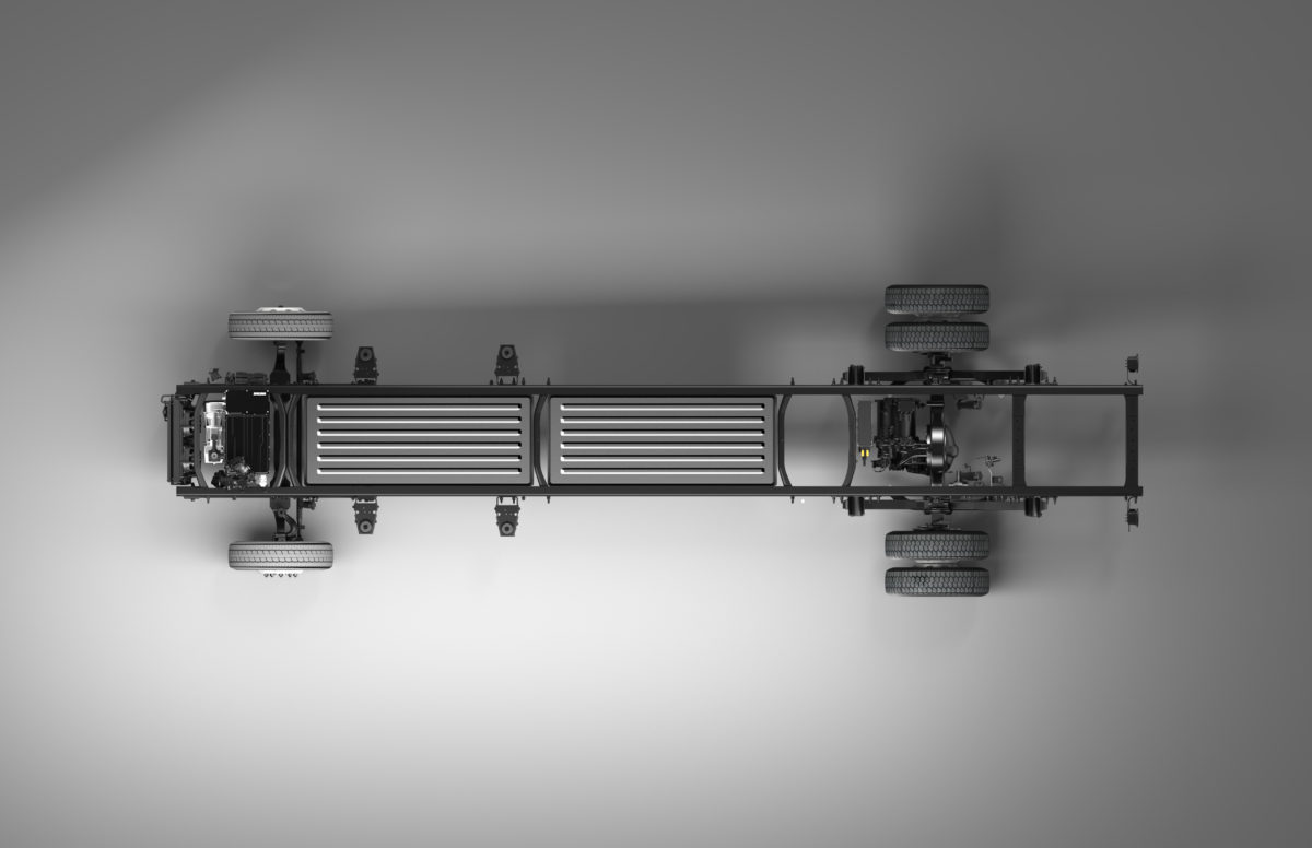 Bollinger Motors Electric Platform from above