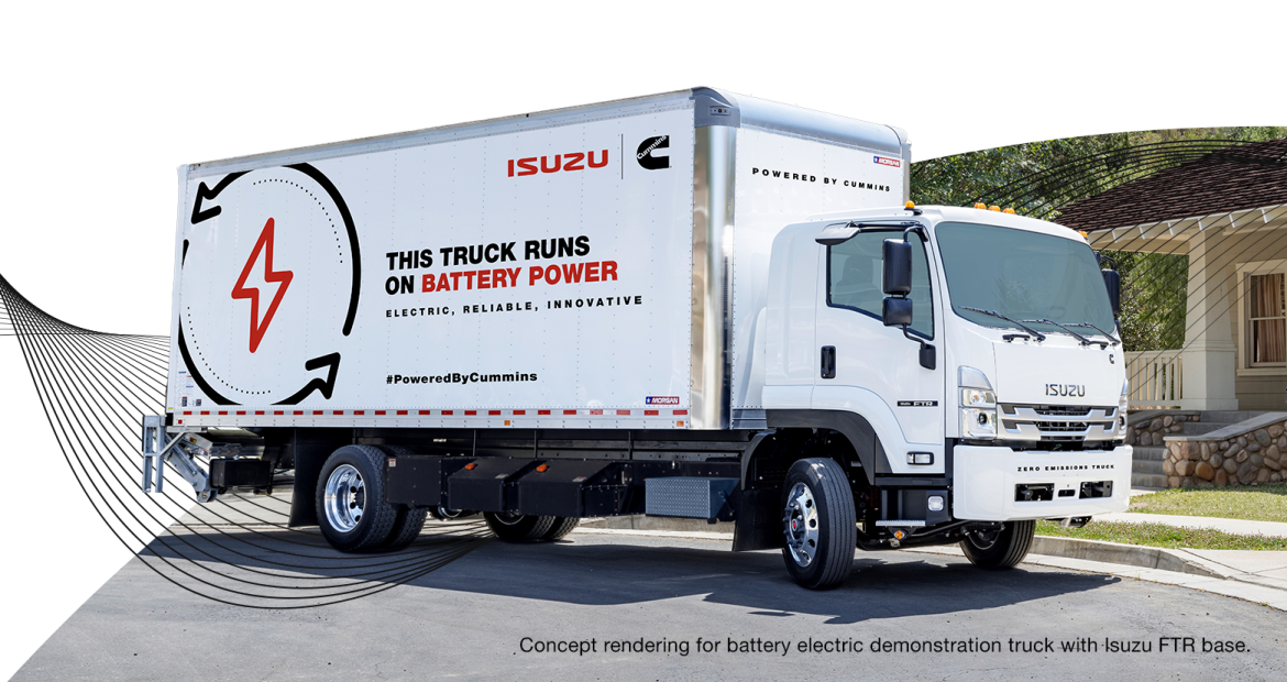 Cummins and Isuzu announce partnership on batteryelectric trucks EV