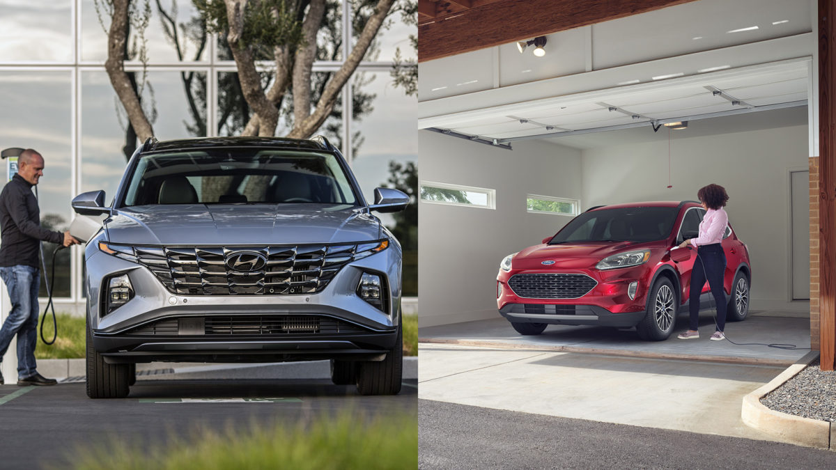 2022 hyundai tucson phev vs 2022 ford escape phev