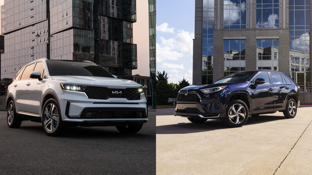 2022 toyota rav4 prime vs 2022 kia sorento phev