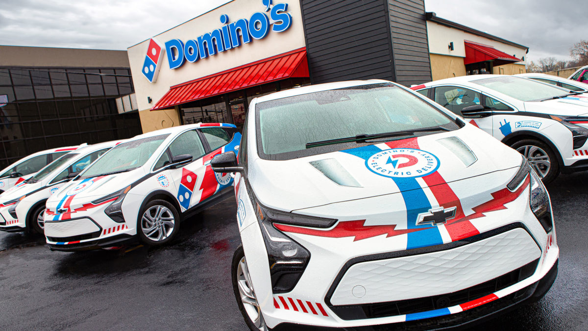 domino's pizza chevrolet bolt