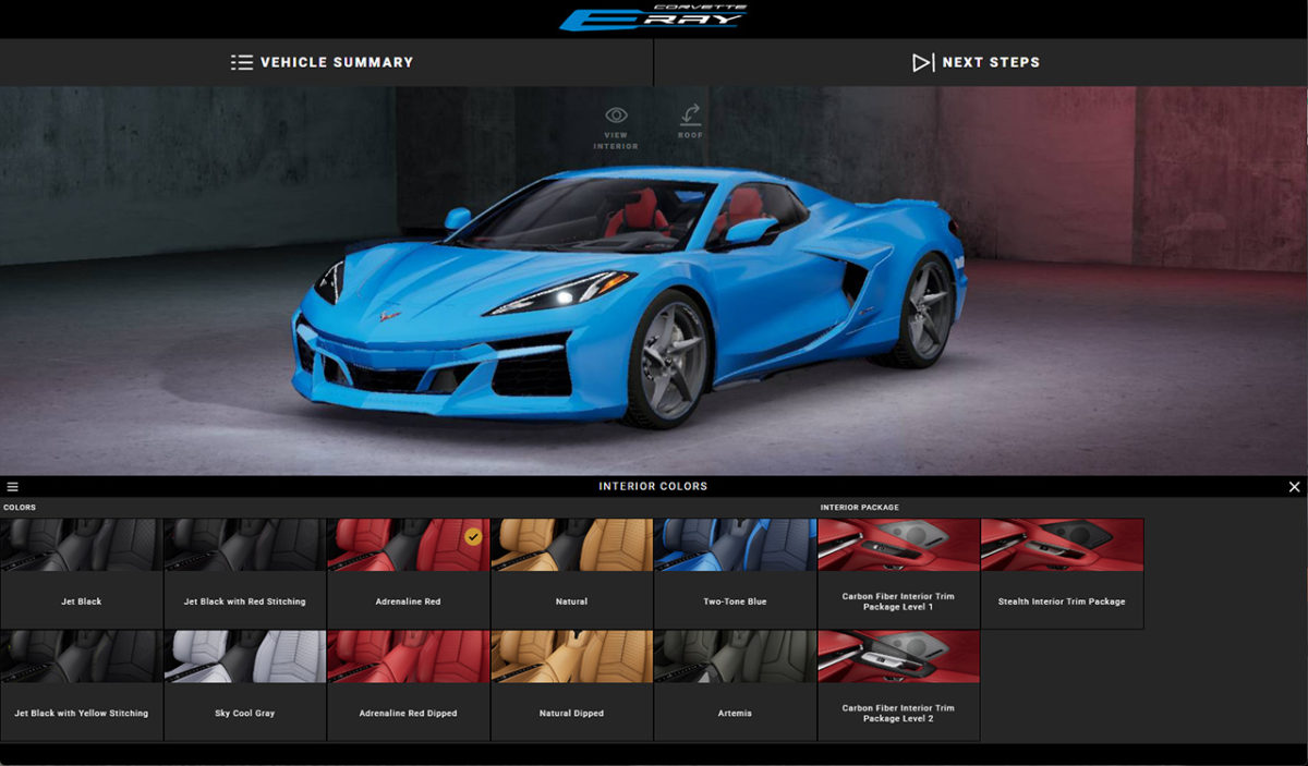 corvette eray visualizer