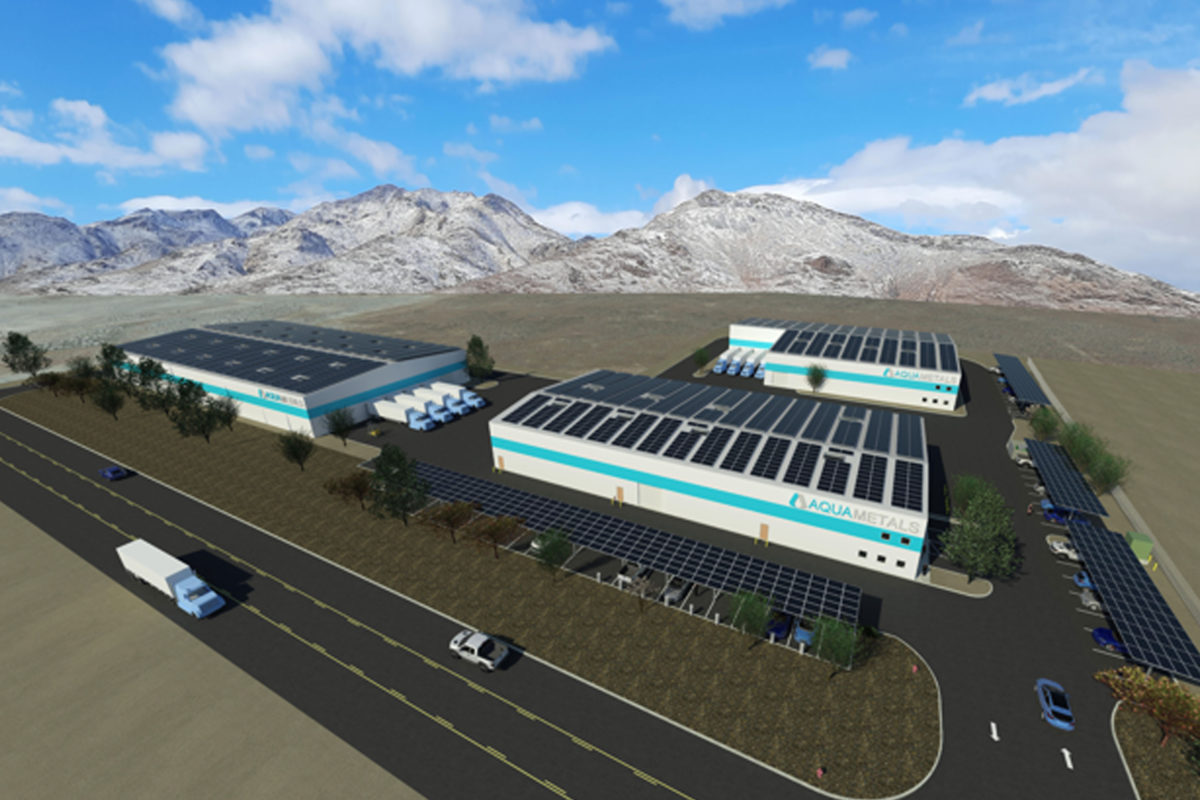 Aqua Metals Recycling Campus Main Art