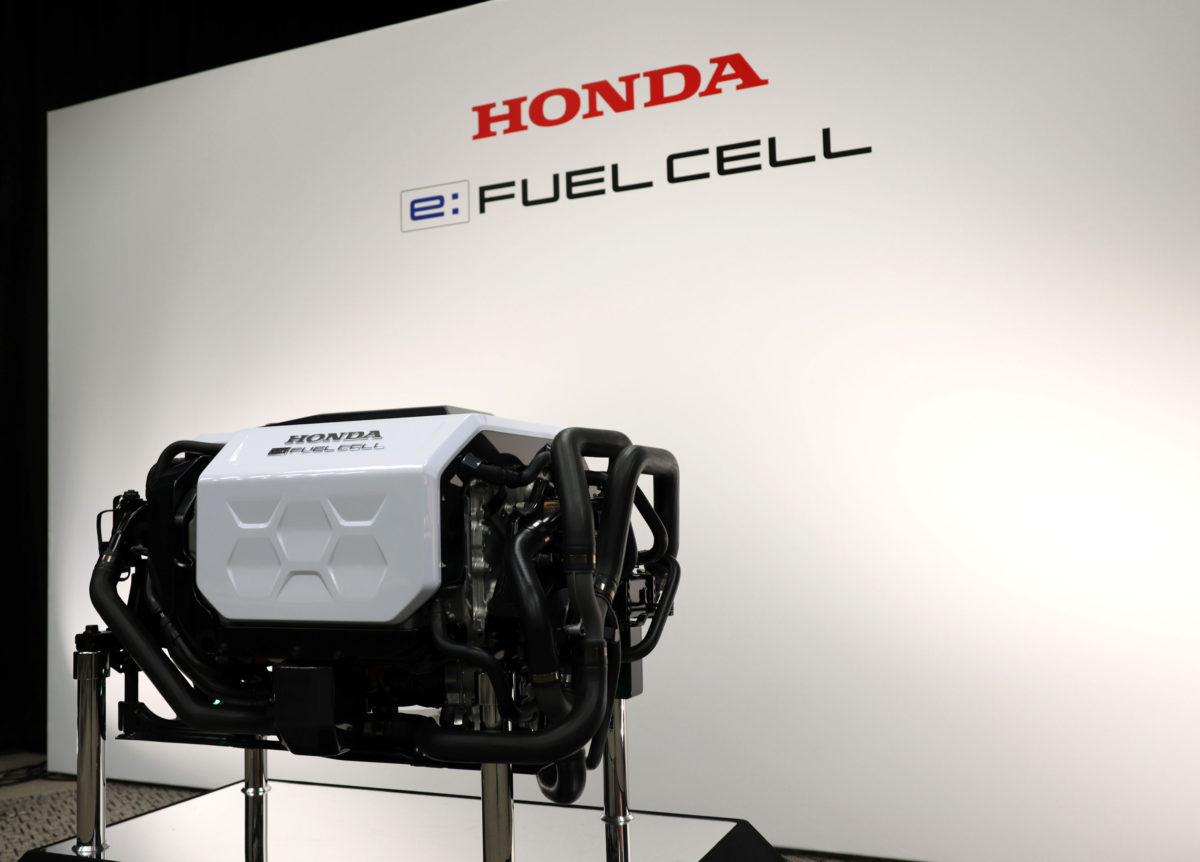 Honda’s upcoming CR-V-based, fuel cell-powered vehicle will support bi