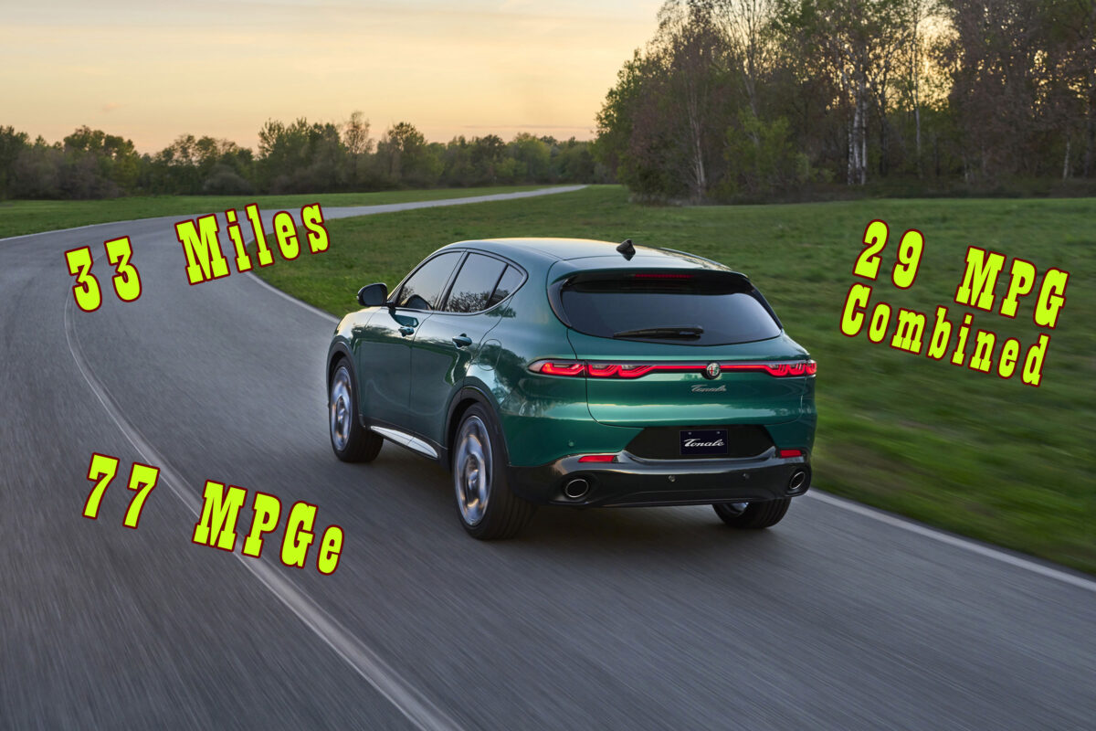 2024 Alfa Romeo Tonale PHEV EPA Numbers Main Art